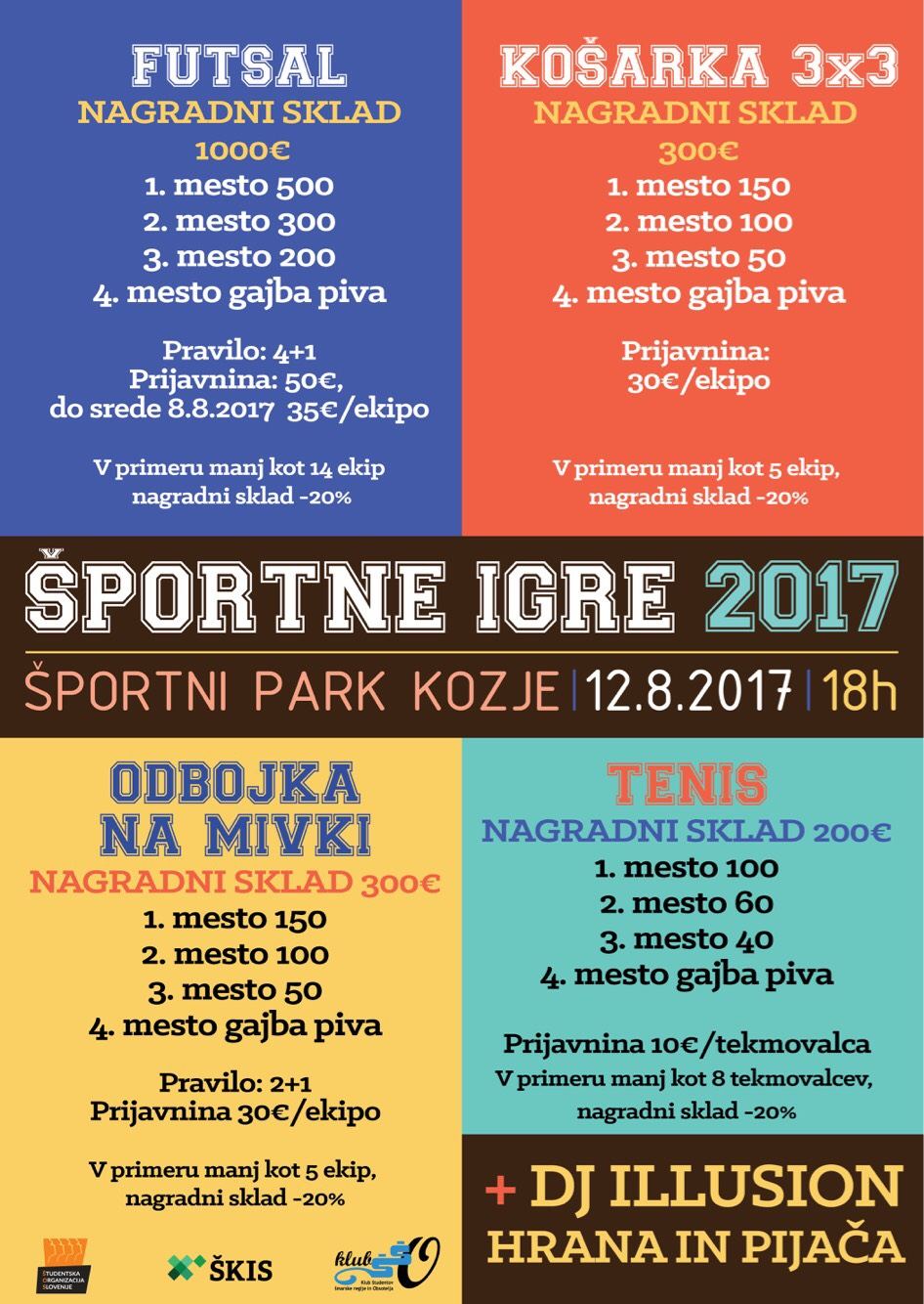 Vabilo na športne igre