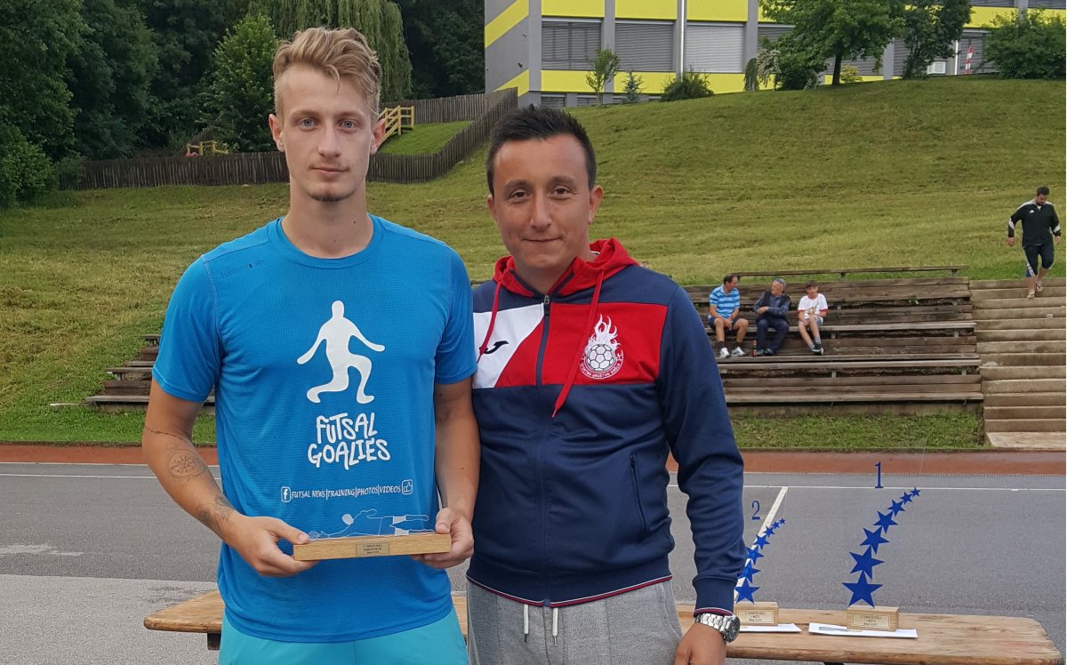 Najboljši vratar turnirja Tjaž Lovrenčič