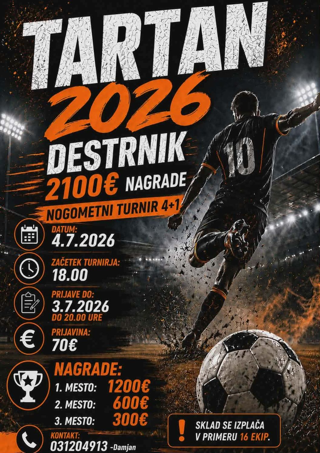 Turnir Destrnik na tartanu